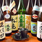 【お酒も豊富です】日本酒や焼酎も種類豊富にご用意しています♪