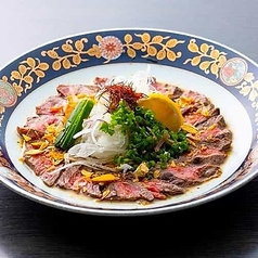 【薩】黒毛和牛たたき葱まみれ