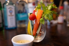 野菜スティック　バーニャカウダソース
