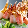 料理メニュー写真&nbsp;生ずわいがに爪刺し 