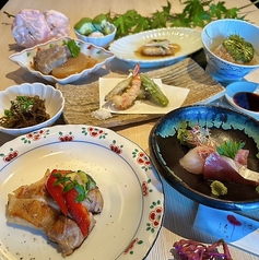 騎射場の和食屋 料理や舎那のコース写真