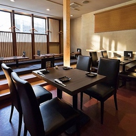 ゆったり掘りごたつでゆったり宴会♪