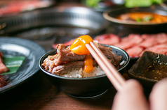 サーロイン卵かけご飯