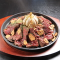 料理メニュー写真&nbsp;ニンニク爆弾ステーキ　フライ級 300g