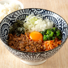 春の台湾まぜうどん　ご飯付き