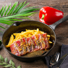 マグロガーリックステーキ