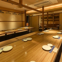 宴会のできる半個室♪13～24名様のスペースです！