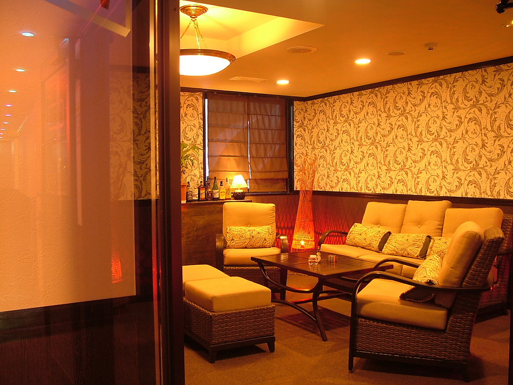 バリのリゾート風VIPルーム　人気のお席なので、是非ご予約下さい！