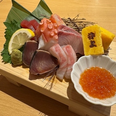 旬のお造り　豪快下駄盛り