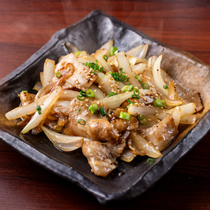 豚肉とねぎの塩焼き炒め