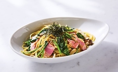 ほうれん草とベーコンのバター醤油