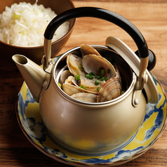 アサリのやかん酒蒸し