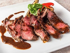 国産牛リブロースのグリル　赤ワインソース　200g