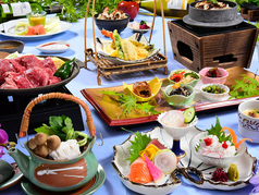 【ディナー】播磨の山海の幸をバランスよく取り入れたお料理が人気「季節会席 暁」