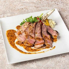 ガリシア栗豚ロースのグリル　グレイビーマスタードソース　200g