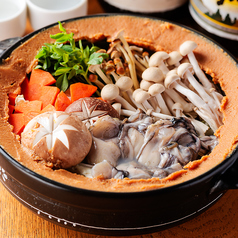 牡蠣とお豆腐の味噌鍋(2~3人前)
