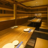 個室でゆったり♪4名様～12名様まで対応可能です！