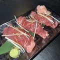 料理メニュー写真&nbsp;肉寿司 3貫