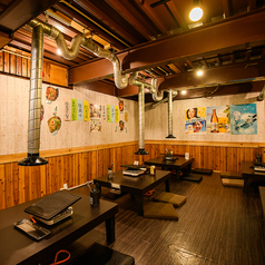 【座敷席：８名様×１卓】中規模の宴会にも対応しておりますので、ご利用の際はお早めにお問い合わせください。