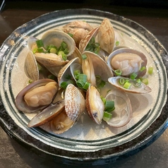 しみわたるアサリの酒蒸し
