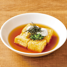 揚げ出し豆冨/ニラ玉としらすのバター醤油 各