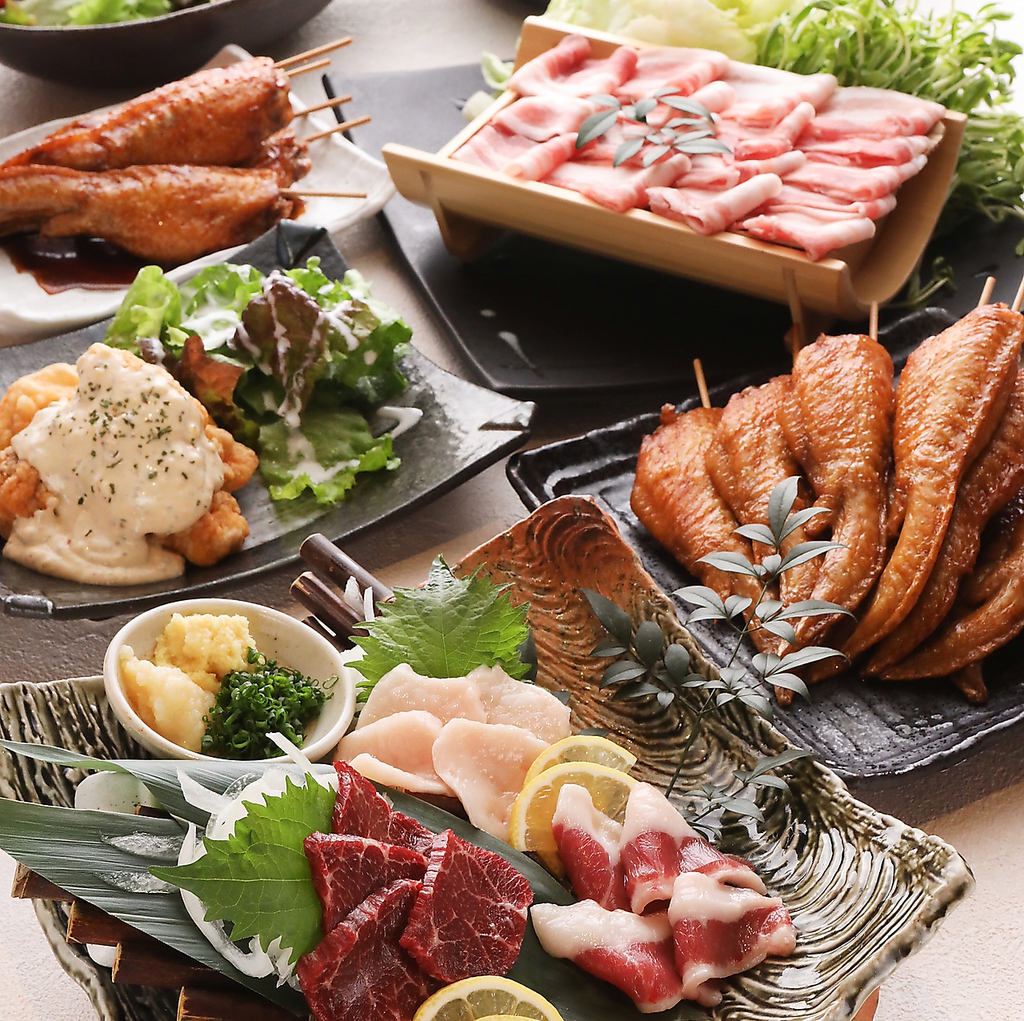 九州の味覚満載！お得な飲み放題付コースは各種宴会におすすめです