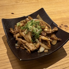 【10/11~10/20】県内産!舞茸とセセリの焦がしにんにく醤油