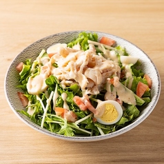 蒸し鶏ゴマダレサラダ