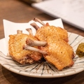 料理メニュー写真&nbsp;一夜干しの手羽先の唐揚げ