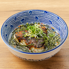大葉味噌の焼きおにぎり茶漬け