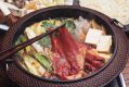 料理メニュー写真 さくら鍋（馬肉のすきやき）