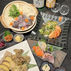 日本酒と肴ちゃこ八のコース写真