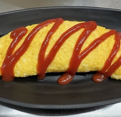 ケチャップのオムレツ