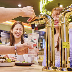 【全席完備の卓上サーバ】飲み放題！