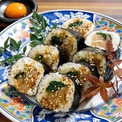 〈じごろ流〉 甘辛海鮮ユッケのキンパ