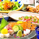 店長が厳選した産地直送旬の食材を使用してます！色彩も魅力的！当店は味にも素材にもこだわります！