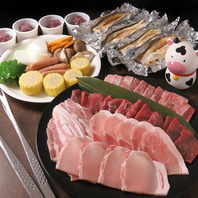 厳選肉をたのしめるコースが満載