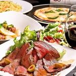 当店自慢のローストビーフも楽しめる！こだわりの洋食コースは120分飲み放題付で4500円～ご用意◎