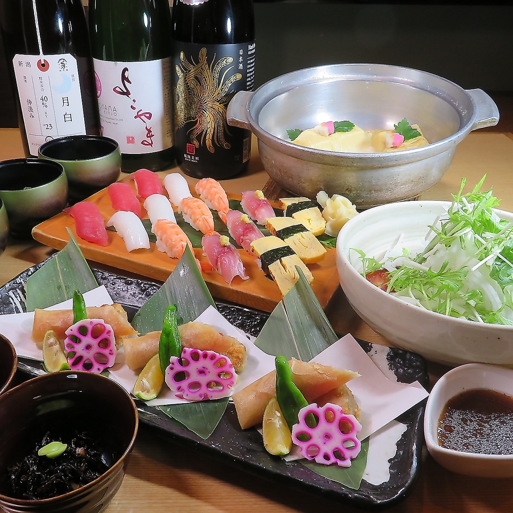 職人が手造りで仕込み調理する料理の数々、季節のコースも好評！接待・女子会・家族に大事な場面でも