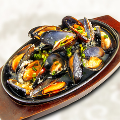 ムール貝の泡盛バター焼き