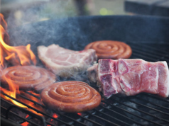 塊肉でカリフォルニアBBQ