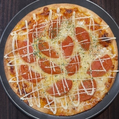 まるごとトマトのピザ