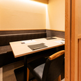 《個室も完備》雰囲気抜群のプライベート個室空間で自慢の江戸前鮨を。