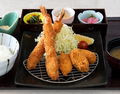 料理メニュー写真 広島産牡蠣フライと大海老フライ御膳