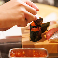 寿司職人が握る本格寿司