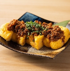 贅沢そぼろのだし巻き卵