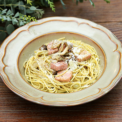 ベーコンと木の子のジェノベーゼ (1人前)