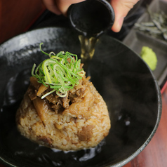 藁焼き焼きおにぎり茶漬け