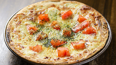 トマトの酒盗ピザ