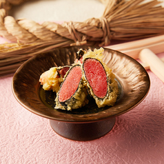 明太子の海苔巻き天ぷら